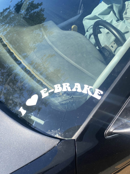 I ❤︎ E-BRAKE